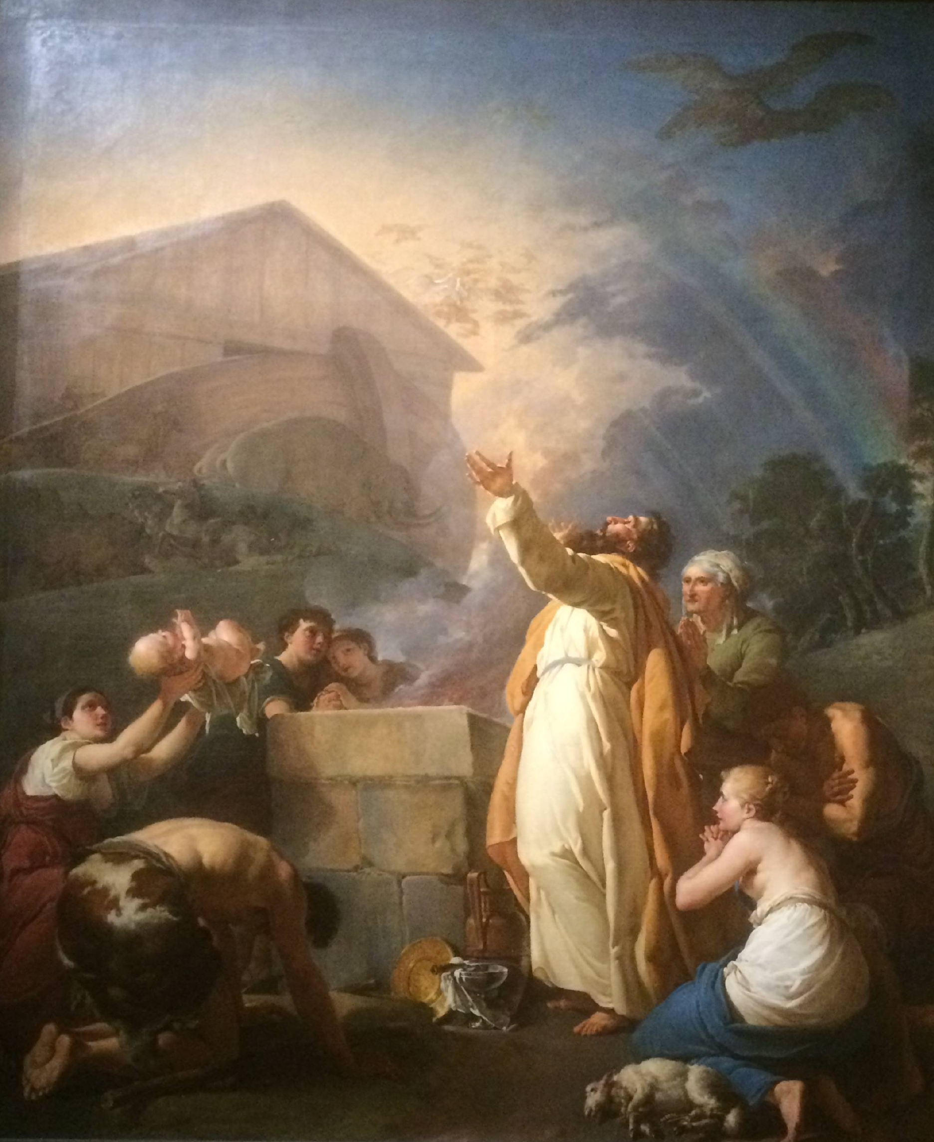 Ill. 1. Hugues Taraval, “Le sacrifice de Noé au sortir de l’Arche”, 1783, Paris, Eglise Sainte Croix des Arméniens, cliché de l’auteur.